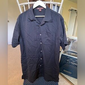 Men’s Black Button Up